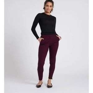 Universal Standard Moro Pocket Ponte Pants in Plum